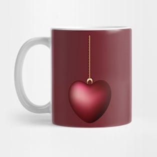 winter heart Mug